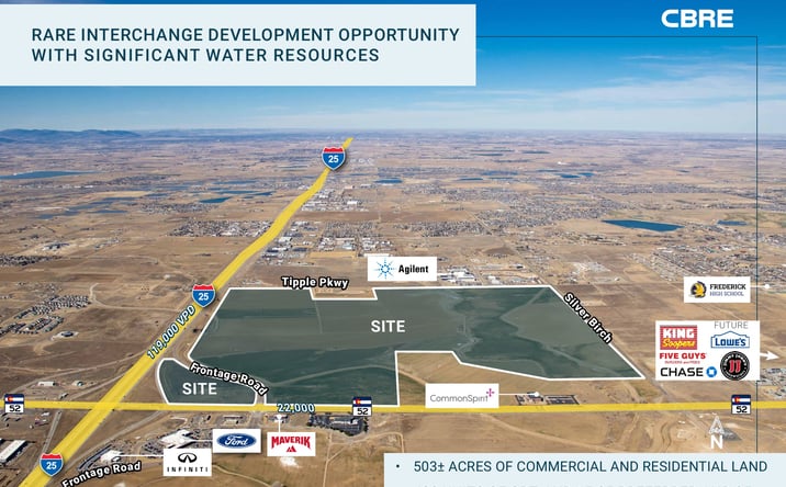 Pictures of Retail, Mixed Use, Land property located at NEC of I-25 and Highway 52, Frederick, CO 47909 for sales - image #1