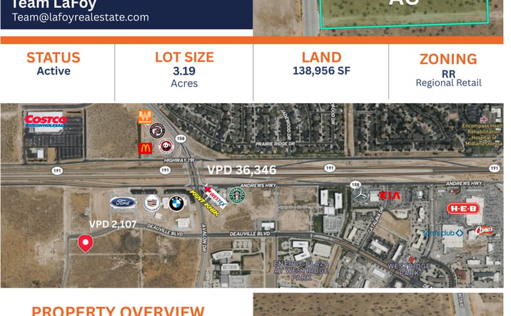 Pictures of Land property located at 6601 Deauville Boulevard, Midland, TX 79706 for sales - image #1