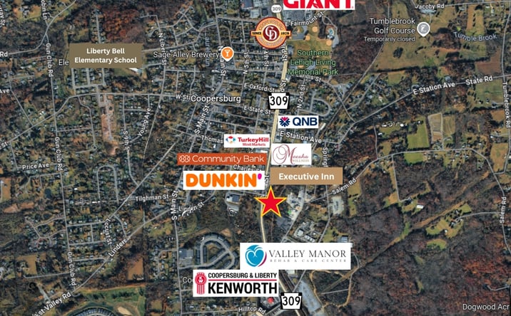 Pictures of Office, Industrial property located at 343 S THIRD ST, COOPERSBURG, PA 18036-2111 for sales - image #1
