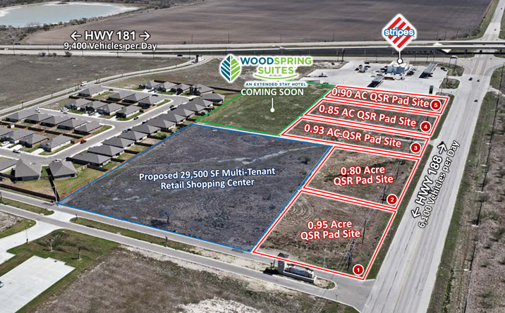 Pictures of Retail, Land property located at Hwy 181 & Hwy 188, Sinton, TX 78387 for sales - image #1