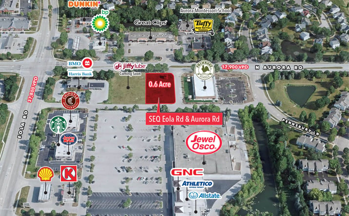 Pictures of Land property located at 3151 North Aurora Road, Aurora, IL 60502 for sales - image #1