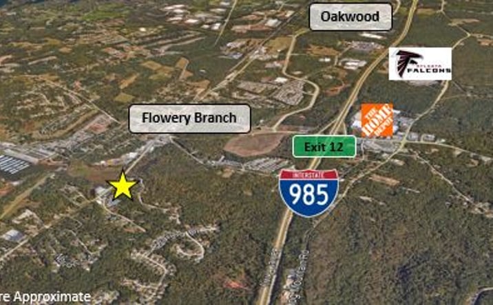 Pictures of Land property located at 5619 Atlanta Highway, Flowery Branch, GA 30542 for sales - image #1