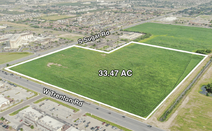Pictures of Land property located at SW Corner Trenton Rd & Sugar Rd, Edinburg, TX 78539 for sales - image #1
