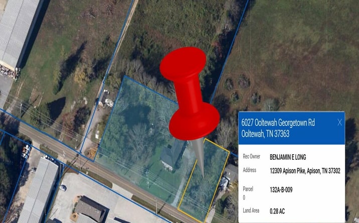 Pictures of Land property located at 6027 Ooltewah-Georgetown Rd, Ooltewah, TN 37363 for sales - image #1