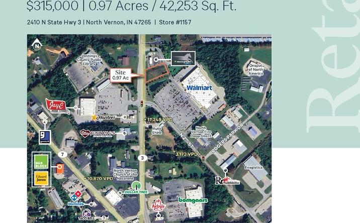 Pictures of Land property located at 2410 N St Hwy 3, North Vermon, IN 47265 for sales - image #1
