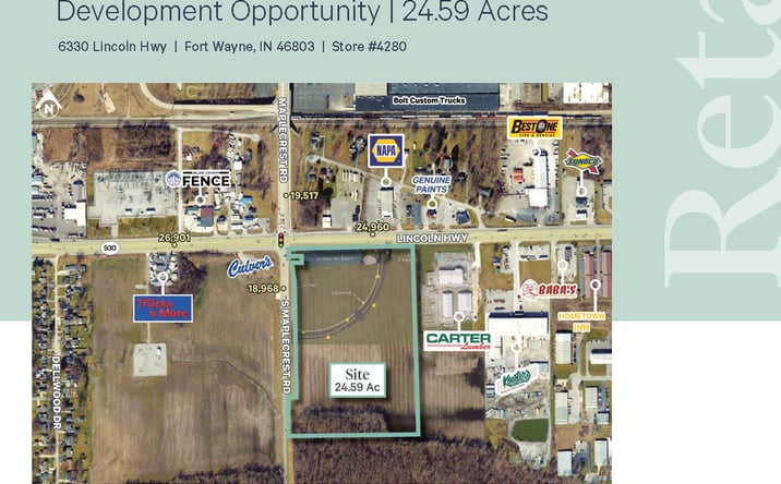 Pictures of Land property located at 6330 US Highway 30 East, Fort Wayne, IN 46803 for sales - image #1