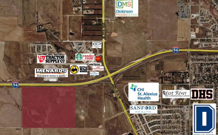 Pictures of Land property located at 114th Avenue Southwest, Dickinson, ND 58601 for sales - image #1