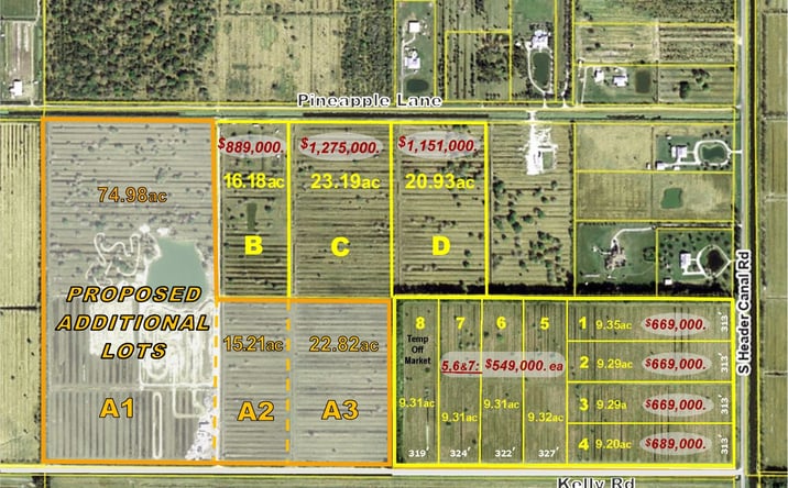 Pictures of Land property located at S. Header Canal Rd, Fort Pierce, FL 34945, Kelly Rd, Fort Pierce, FL 34945, Pineapple Lane, Fort Pierce, FL 34945 for sales - image #1