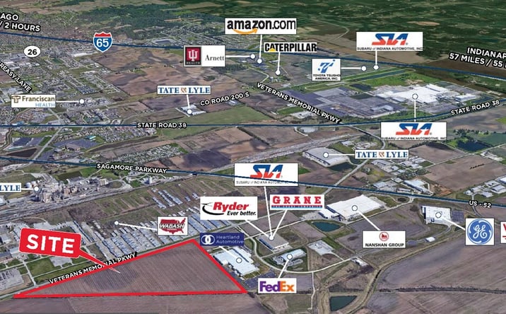 Pictures of Industrial, Land property located at 3601 Veterans Memorial Parkway South, Lafayette, IN 47909 for sales - image #1