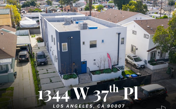 Pictures of Multifamily property located at 1344 W 37th Pl, Los Angeles, CA 90007 for sales - image #1