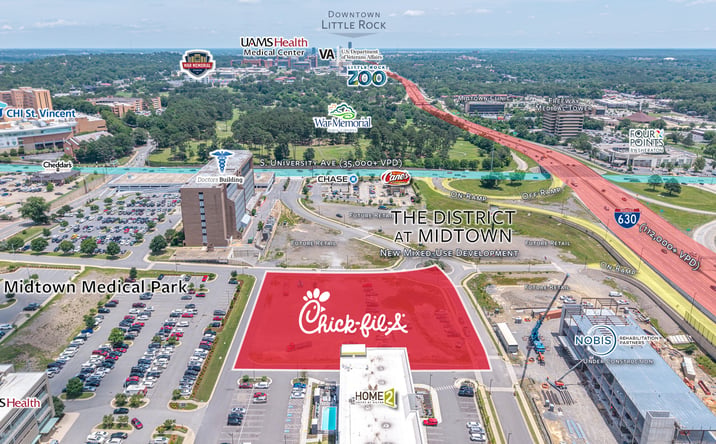 Pictures of Retail property located at 700 Julian Drive, Little Rock, AR 72205 for sales - image #1