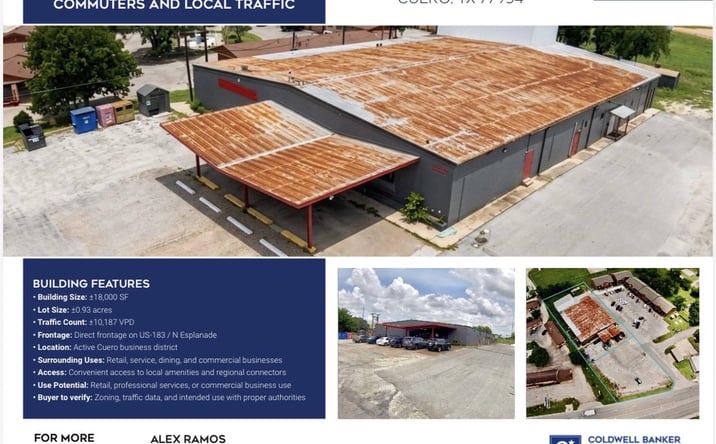 Pictures of Mixed Use property located at 2109 North Esplanade Street, Cuero, TX 77954 for sales - image #1