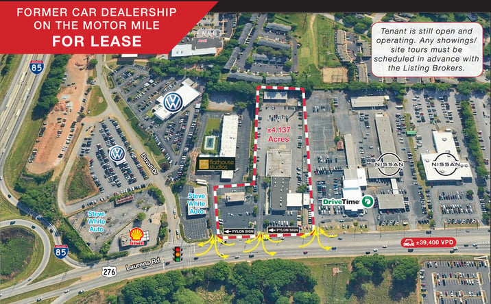 Pictures of Retail property located at 2750 LAURENS RD, GREENVILLE, SC 29607-3820 for sales - image #1