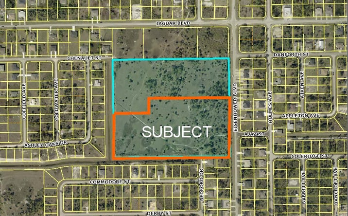 Pictures of Land property located at Eisenhower Blvd , Lehigh Acres, FL 33974 for sales - image #1