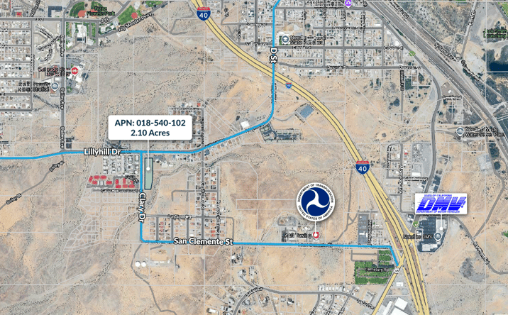Pictures of Land property located at Clary Drive, Needles, CA 92363 for sales - image #1