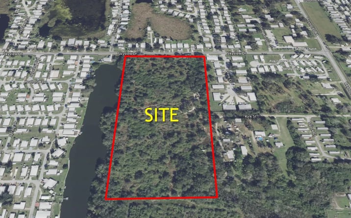 Pictures of Land property located at Skyview Drive, Lakeland, FL 33801 for sales - image #1
