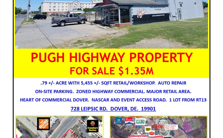 Pictures of Retail, Industrial property located at 728 Leipsic Rd, Dover, DE 19901 for sales - image #1