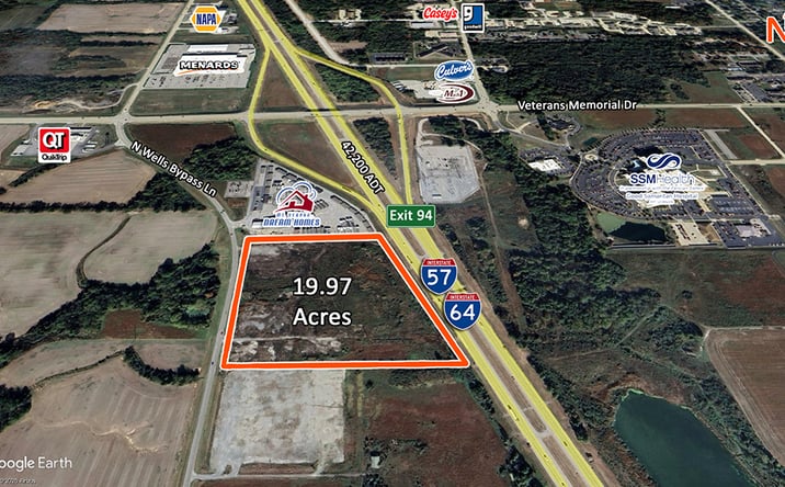 Pictures of Land property located at 11650 North Wells Bypass Road, Mt Vernon, IL 62864 for sales - image #1