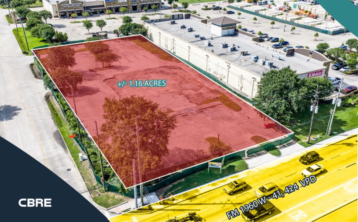 Pictures of Land property located at 6809 FM 1960 West, Houston, TX 77066 for sales - image #1