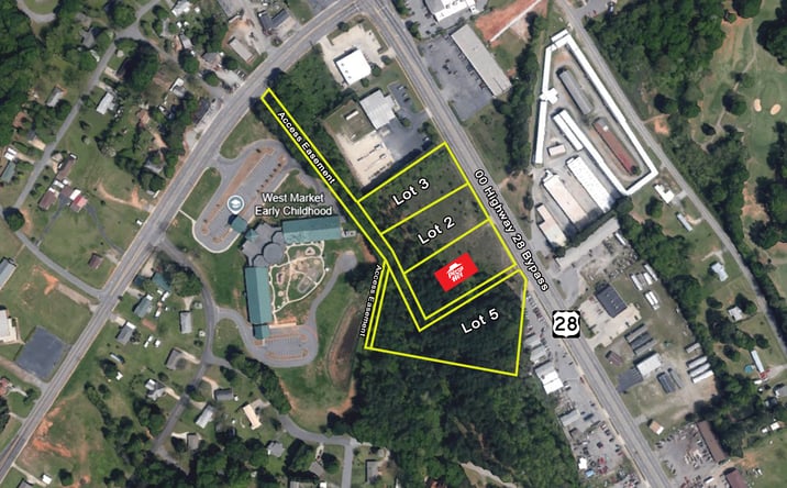 Pictures of Retail, Land property located at Highway 28 Bypass Lot 5, Anderson, SC 29624 for sales - image #1