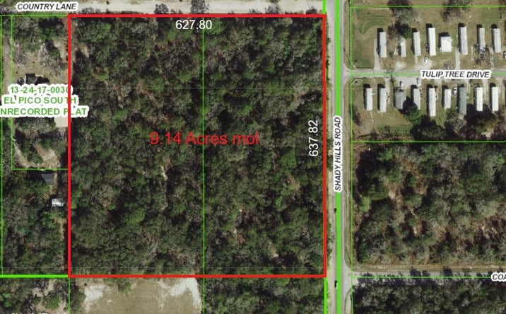 Pictures of Land property located at Shady Hills Road, Spring Hill, FL 34610 for sales - image #1
