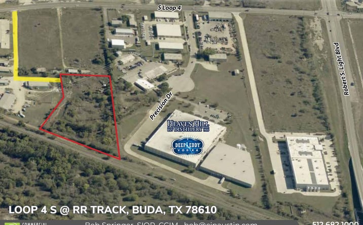 Pictures of Land property located at Loop 4 S @ RR Track, Buda, TX 78610 for sales - image #1