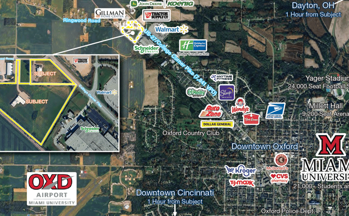 Pictures of Retail, Mixed Use property located at 6701-6711 Ringwood Road, Oxford, OH 45056 for sales - image #1