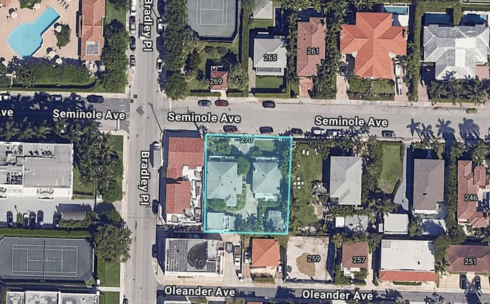 Pictures of Land property located at 264 Seminole Avenue, Palm Beach, FL 33480 for sales - image #1