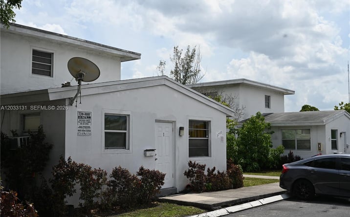 Pictures of Multifamily property located at 3740 W Hallandale Beach Blvd, Pembroke Park, FL 33023 for sales - image #1