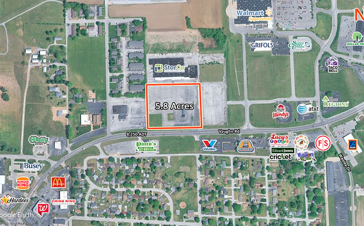 Pictures of Land property located at 1411 Vaughn Road, Wood River, IL 62095 for sales - image #1