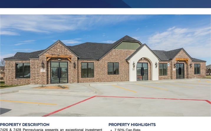 Pictures of Office property located at 7426 Pennsylvania Drive, Amarillo, TX 79119, 7428 Pennsylvania Drive, Amarillo, TX 79119 for sales - image #1