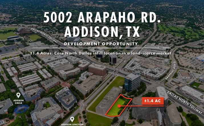 Pictures of Land property located at 5002 Arapaho Rd, Addison, TX 75001 for sales - image #1