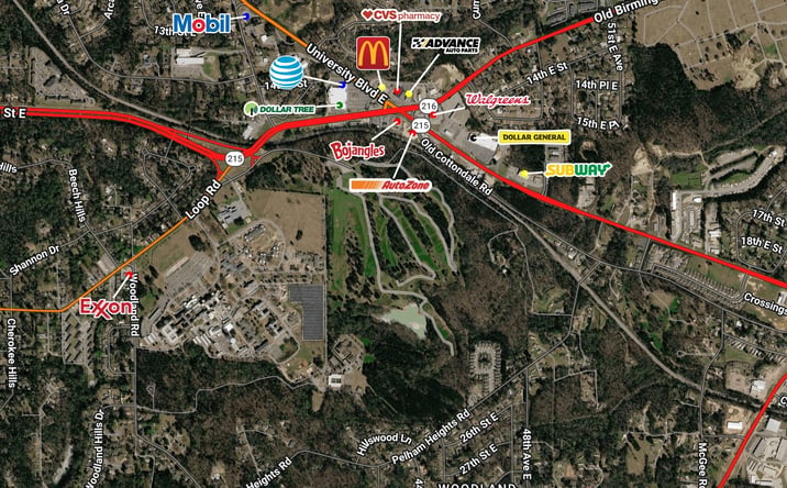 Pictures of Retail property located at 4422 Old Birmingham Hwy, Tuscaloosa, AL 35404 for sales - image #1