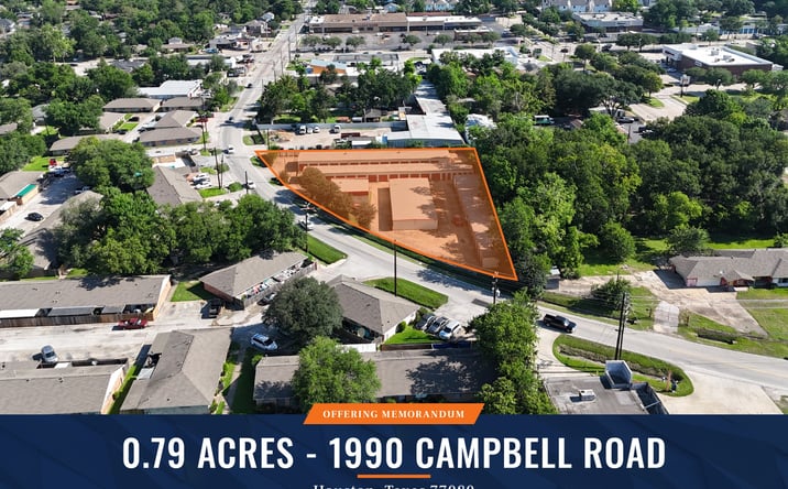 Pictures of Multifamily, Land, Self Storage property located at 1990 Campbell Road, Houston, TX 77080 for sales - image #1
