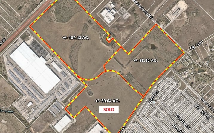 Pictures of Land property located at Interstate 35 South, New Braunfels, TX 78130 for sales - image #1