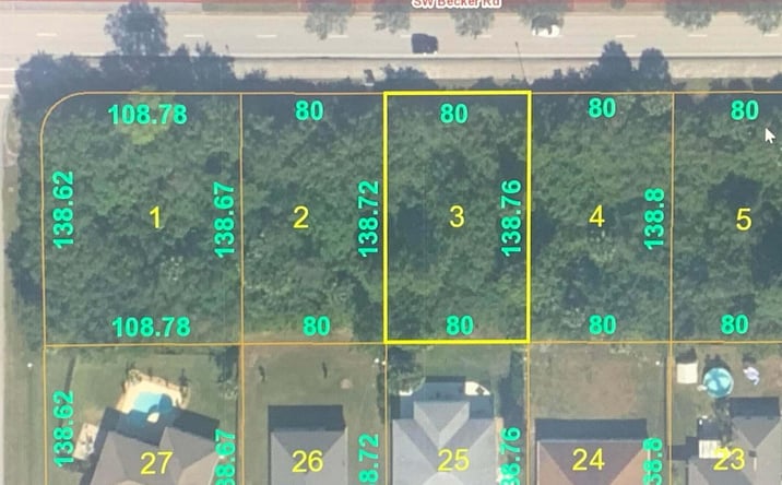 Pictures of Land property located at 326 SW Becker Road, Port St. Lucie, FL 34953 for sales - image #1