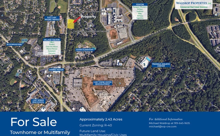Pictures of Land, Multifamily property located at 1108 SE Maynard Road, Cary, NC 27511, 1112 SE Maynard Road, Cary, NC 27511-4143 for sales - image #1