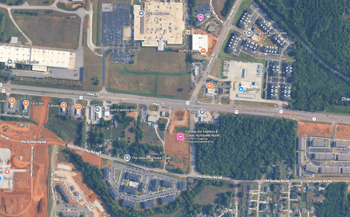 Pictures of Land property located at Chase Creek - Hwy 72, Huntsville, AL 38118 for sales - image #1