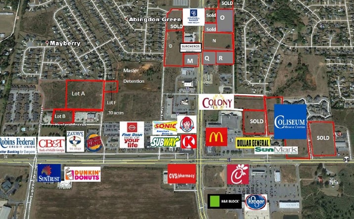 Pictures of Land property located at Raleigh Drive, Warner Robins, GA 31088 for sales - image #1