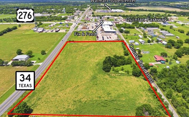 Pictures of Retail, Industrial, Land property located at 9135 State Highway 34, Quinlan, TX 75474-9442 for sales - image #1