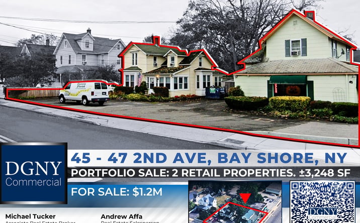 Pictures of Retail, Multifamily property located at 45-47 2nd Avenue, Bay Shore, NY 10003 for sales - image #1