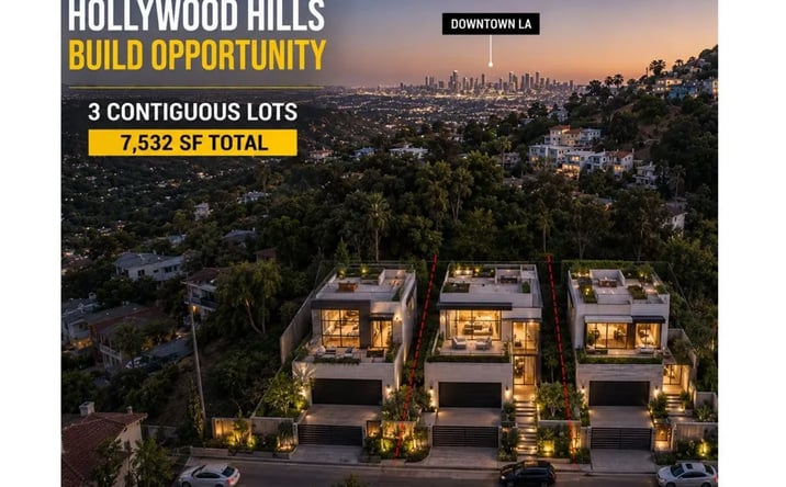 Pictures of Land property located at 7218 Woodrow Wilson Dr, Los Angeles, CA 90068 for sales - image #1