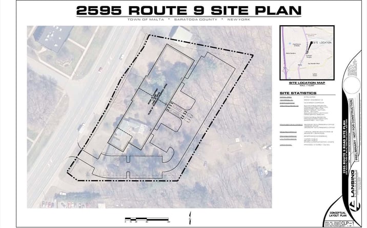 Pictures of Land property located at 2595-2599 Route 9, Malta, NY 12020 for sales - image #1