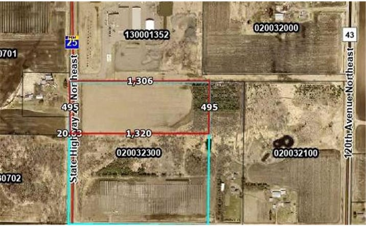 Pictures of Land property located at MN-25, Foley, MN 56329 for sales - image #1