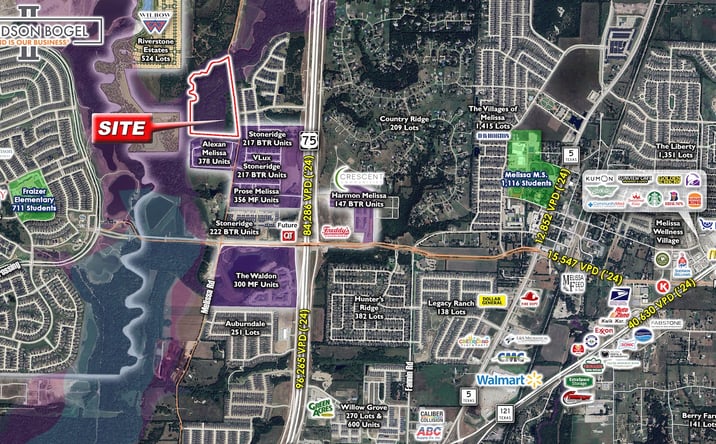 Pictures of Land property located at NWQ Melissa Rd. & Telephone Rd., Melissa, TX 75454 for sales - image #1