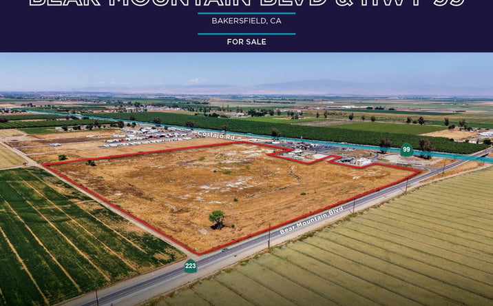 Pictures of Land property located at Bear Mountain Blvd & Hwy 99, Bakersfield, CA 93311 for sales - image #1