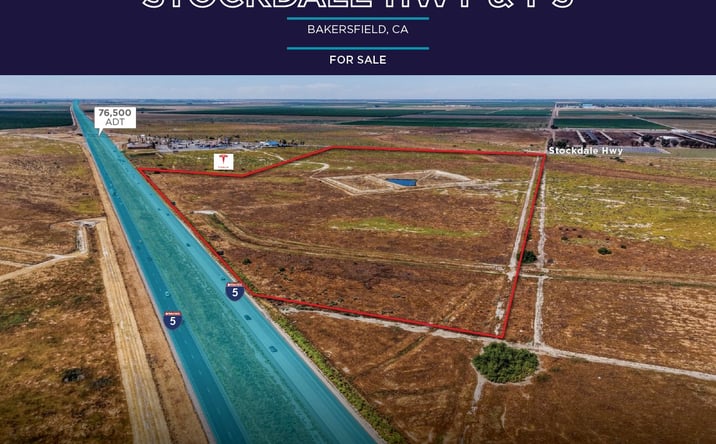 Pictures of Land property located at Stockdale Hwy & I-5, Bakersfield, CA 93309-3376 for sales - image #1