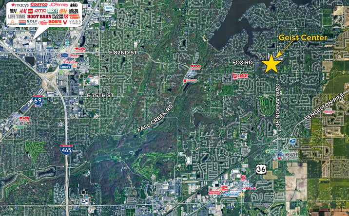 Pictures of Retail property located at 11625-11715 Fox Road, Indianapolis, IN 46236 for sales - image #1
