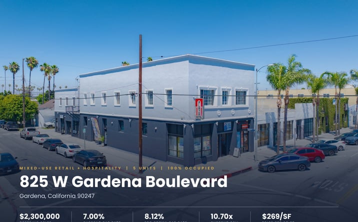 Pictures of Retail, Hospitality property located at 825 West Gardena Boulevard, Gardena, CA 90247 for sales - image #1