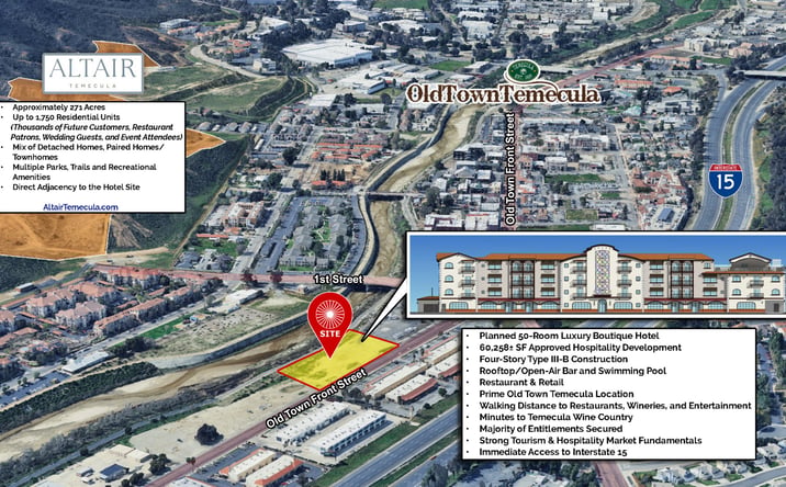 Pictures of Hospitality, Land property located at Old Town Front Street, Temecula, CA 92590 for sales - image #1